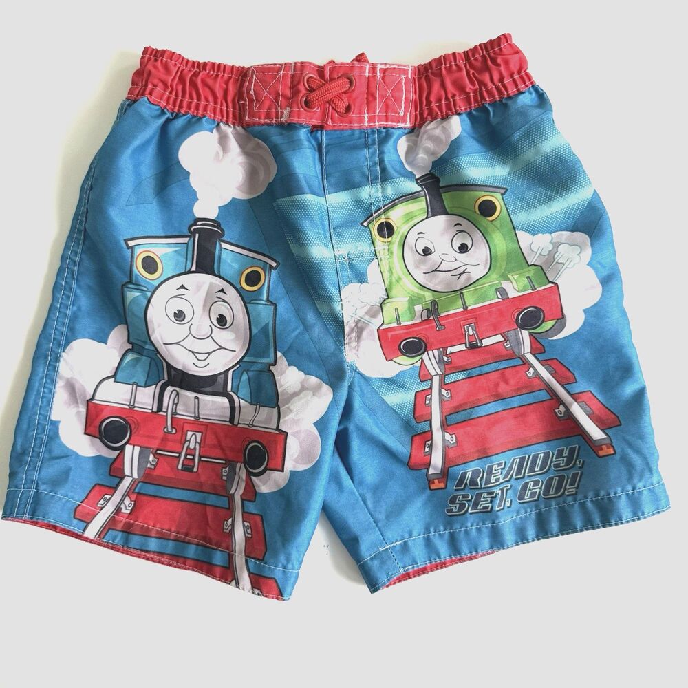 Thomas And Friends Toddler Boys 3T Swim Trunks Thomas The Train Swimwear Percy